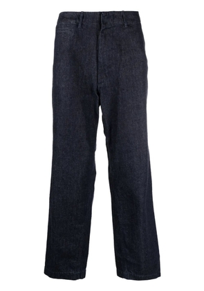 Nanamica dyed straight-leg jeans - Blue