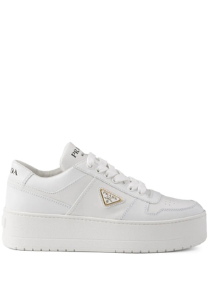 Prada Downtown Bold leather sneakers - White