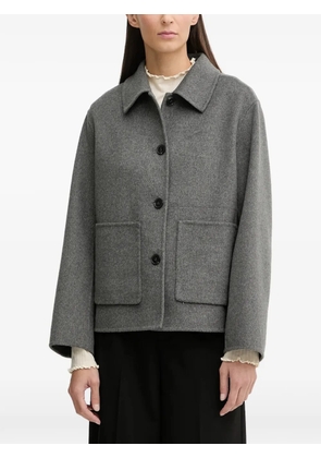 Marc O'Polo button flap pocket jacket - Grey