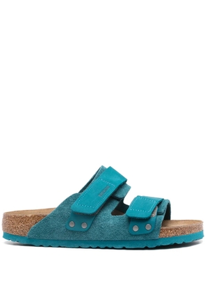 Birkenstock Uji suede slides - Blue