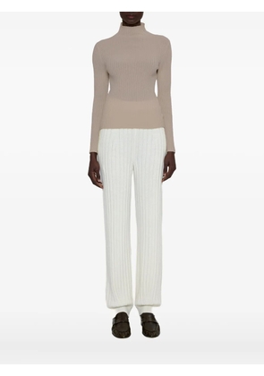 arch4 mock neck T-shirt - Neutrals