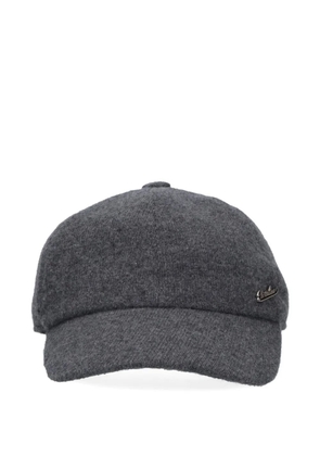 Borsalino logo-lettering baseball cap - Grey
