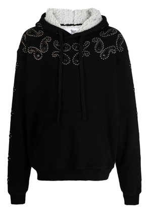 cout de la liberte bead-embellished Western-style hoodie - Black