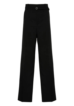 Jil Sander belted tailored trousers - Black