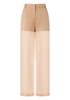 PINKO panelled straight trousers - Brown