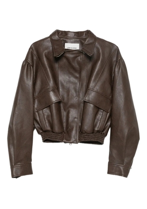 Low Classic collared bomber jacket - Brown