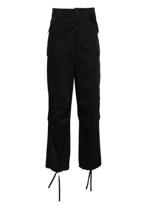 MSGM wide-leg cargo trousers - Black