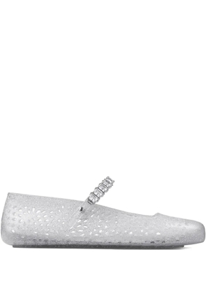 Jimmy Choo Jelly ballet flats - Silver