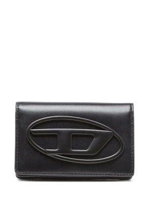 Diesel 1DR oval-logo cardholder - Black