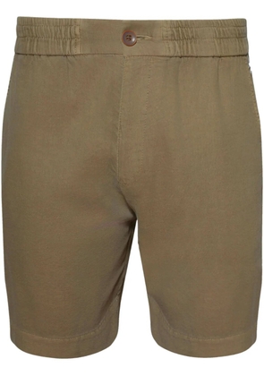 The Elder Statesman Early Dawn cropped shorts - Green