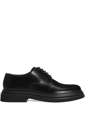 Dolce & Gabbana brushed lace-up derby shoes - Black