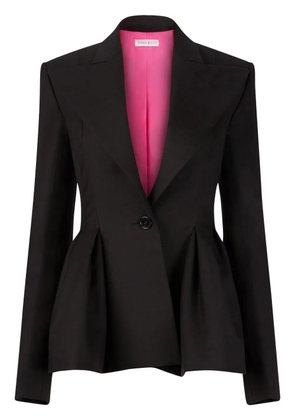 Nina Ricci peplum hem wool blazer - Black