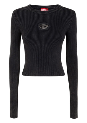 Diesel ribbed knit top - Black