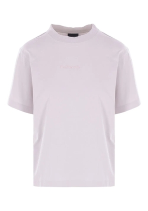 Balenciaga logo-embroidered cotton T-shirt - Pink