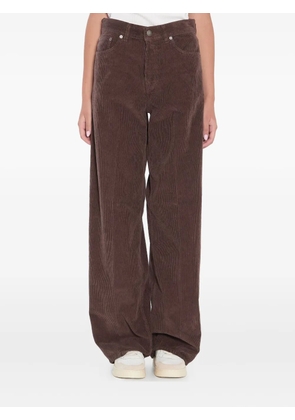 Haikure ribbed corduroy trousers - Brown