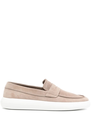 Brioni suede loafers - Neutrals
