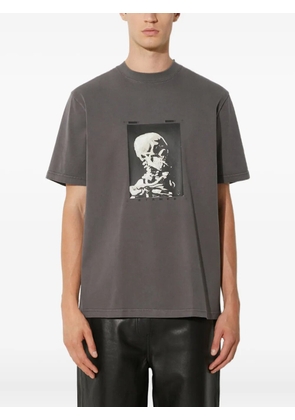 Stampd skull-print cotton T-shirt - Grey