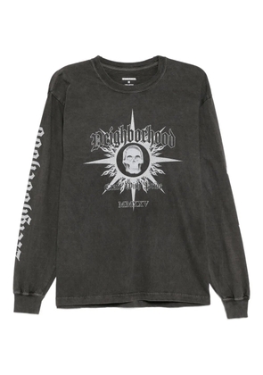 Neighborhood skull long-sleeve T-shirt - Grey