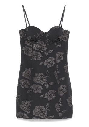 ROTATE BIRGER CHRISTENSEN cloqué-effect mini dress - Grey