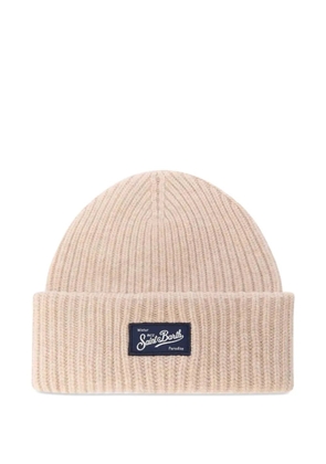 MC2 Saint Barth Berry ribbed beanie - Neutrals