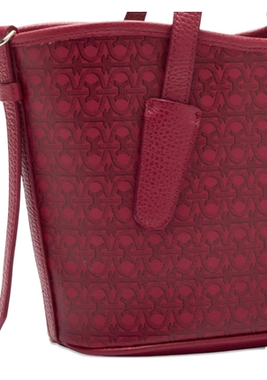 Coccinelle monogram-pattern shoulder bag - Red