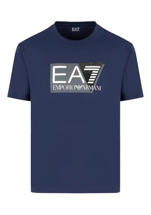 Ea7 Emporio Armani logo T-shirt - Blue