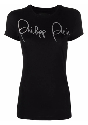 Philipp Plein crystal-embellished short-sleeved T-shirt - Black