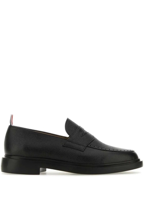 Thom Browne pebble-grain penny loafers - Black