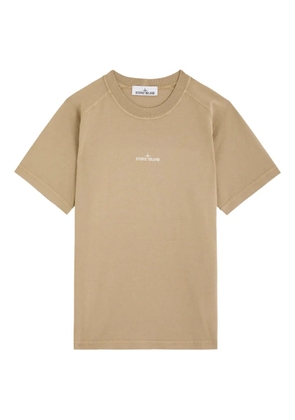 Stone Island small-logo raglan T-shirt - Neutrals