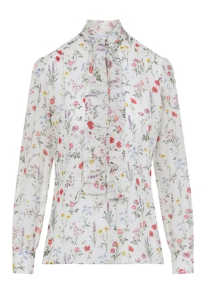 Giambattista Valli floral-print shirt - White