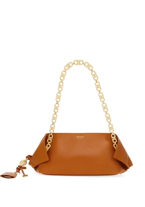 Ferragamo small Folded chain-strap shoulder bag - Brown