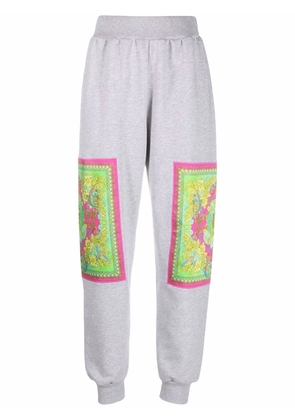 Philipp Plein New Baroque print sweatpants - Grey