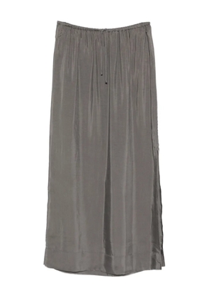 Erika Cavallini cupro maxi skirt - Grey