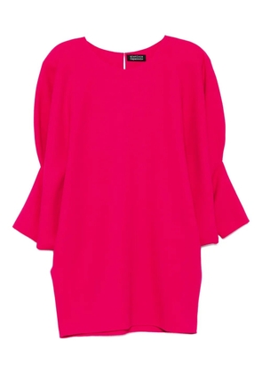 Gianluca Capannolo bell-sleeve mini dress - Pink