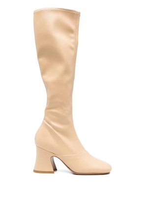 Chloé knee-high block-heel boots - Neutrals