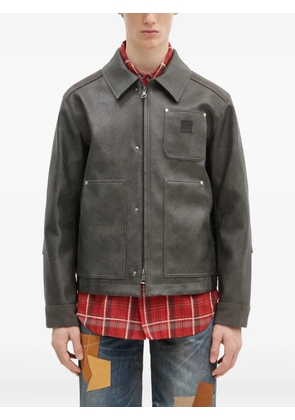 Andersson Bell panelled zip-up work jacket - Grey