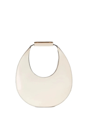 STAUD mini Moon leather tote bag - Neutrals