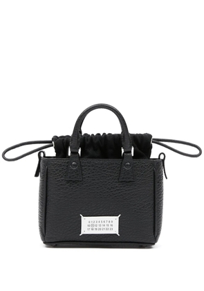 Maison Margiela 5AC Horizontal leather tote bag - Black