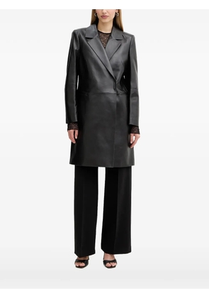 BOSS double-breasted coat - Black