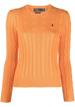Polo Ralph Lauren Polo Pony cable-knit jumper - Orange