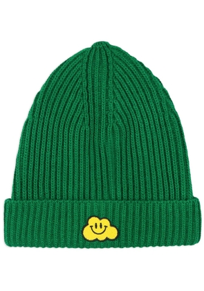 Ghayme cloud-appliqué beanie - Green