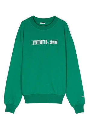 Dolce & Gabbana DGVIB3 DGVIB3-print cotton sweatshirt - Green