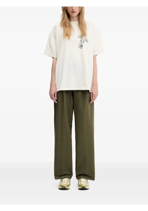 Carhartt WIP pleated straight-leg trousers - Green