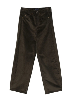 Soeur corduroy straight-leg trousers - Brown