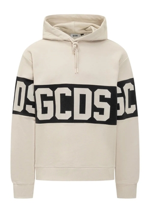 GCDS logo hoodie - Neutrals