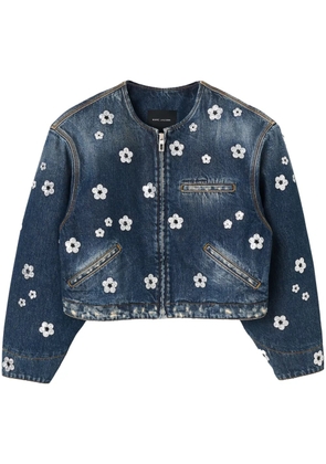 Marc Jacobs The Sequin Daisy Cropped jacket - Blue
