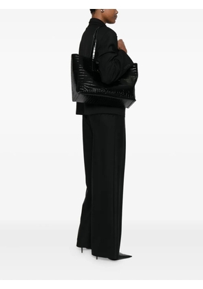 Just Cavalli crocodile-embossed tote bag - Black