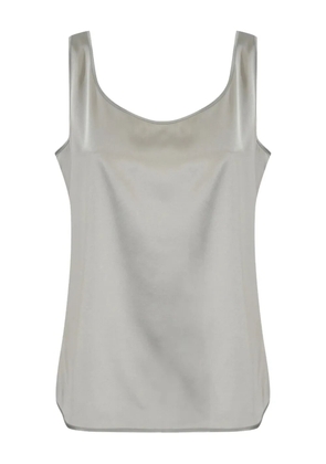 Max Mara scoop-neck top - Grey