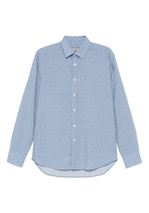 Canali floral-print shirt - Blue