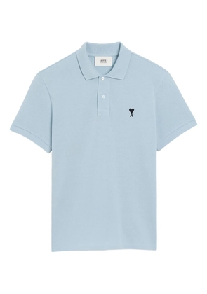 AMI Paris Ami de Coeur cotton polo shirt - Blue